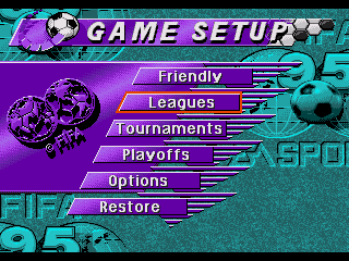 FIFA Soccer 95 screenshot 4 for Sega Mega Drive